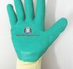Găng sợi tráng nhựa ĐL mầu xanh chống trơn, chống hóa chất