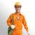 Áo BH kaki Nhật cotton dày màu cam (có tem ĐL)