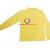 Áo phông vải dệt kim tổ ong cổ bẻ, DT (màu vàng cam chanh) 